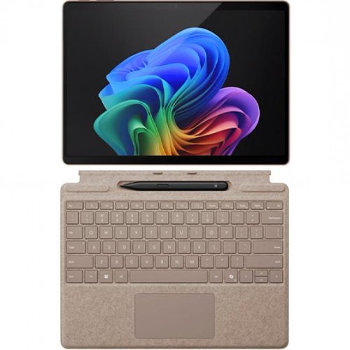 Microsoft - Surface Pro Copilot+ PC Touchscreen 13" LCD Snapdragon X Plus Processor 16GB RAM 512GB SSD (11th Edition) - Dune-Front_Standard 