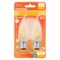 Sylvania - Natural B10 E26 (Medium) LED Bulb Soft White 60 Watt Equivalence 2 pk-Front_Standard