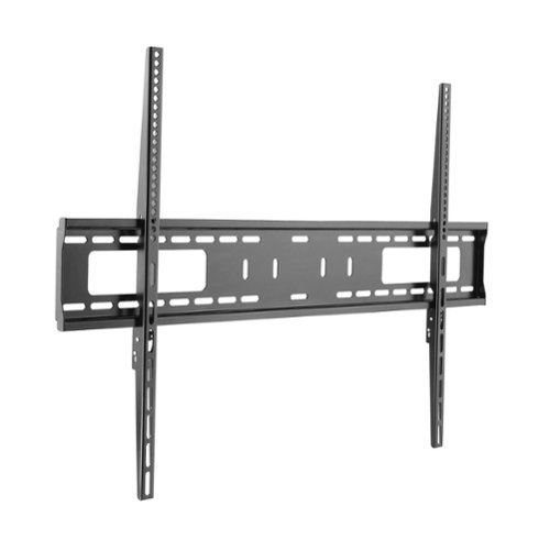 ProMounts - Ultra-Slim Fixed TV Wall Mount for 60"–110" TVs – Supports Up to 165 lbs - Black-Front_Standard 