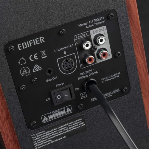 Edifier R1700BT 4 66-Watt Powered Bookshelf Speaker (Pair) - Brown SHOP ONLINE