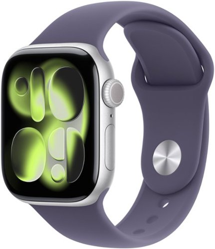 Apple 42mm Sport Band S/M Purple Fog MFGG4AM/A - Best Buy display picture 3