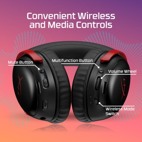 HyperX Cloud III S Wireless Gaming Headset for PC, PS5, PS4, Nintendo Switch, Mac, and Mobile - Red/Black SHOP ONLINE