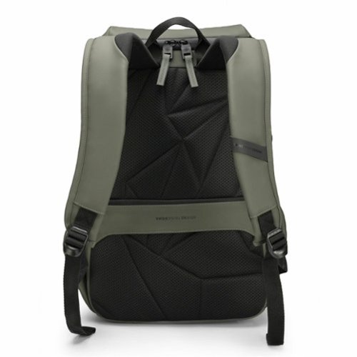Swissdigital Design LAMONE L LED TSA-Friendly Water-Resistant Backpack With USB Charging Port RFID Protection and Fits Up to 16″ Laptop - Dark Green WORLDWIDE DELIVERY