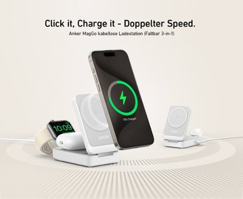 Anker - MagGo Wireless Charging Station