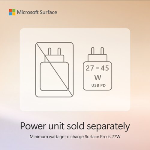Microsoft Surface Pro - 12 Touchscreen - Snapdragon X Plus (8 Core) - 8GB Memory - 256GB UFS - Device Only - Platinum BUY IN DUBAI