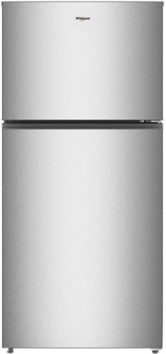 Whirlpool - 19.3 Cu. Ft. Wide Top Freezer Refrigerator with Total Coverage Cooling - Fingerprint-Resistant Stainless Finish