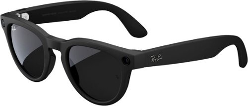 Ray-Ban Meta - Headliner glasses with Meta AI, Audio, Photo, Video Compatability - Charcoal Lenses - Matte Black - Matte Black
