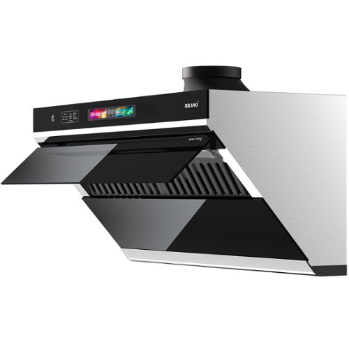 Brano - 30 inches - Convertible - Under cabinet Range Hood - Black-Front_Standard 