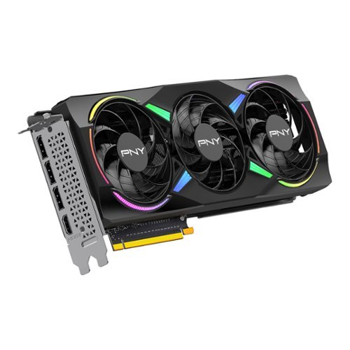 PNY GeForce RTX 5070 12GB ARGB OC GDDR7 PCI Express 5.0 Graphics Card with Triple Fan - Black BUY IN MIDDLE EAST