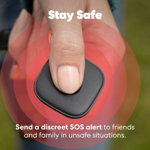 Tile by Life360 Life360 Tile Mate Essentials - Bluetooth Trackers. iOS & Android Compatible. 4-Pack (2 Mates/1 Slim/1 Sticker) - Black GLOBAL SHIPPING