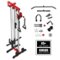 Mikolo - Cable Crossover Machine, Wall Mounted Pulley Tower functional trainer with Adjustable 26 Positions - Red-Front_Standard