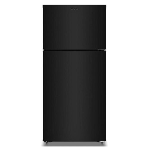 Amana - 28 in. Wide 14.3 cu. ft. Top-Freezer Refrigerator With A Large Crisper Drawer - Black