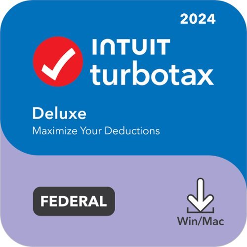 TurboTax - Deluxe 2024 Federal Only + E-file - Mac OS, Windows [Digital]