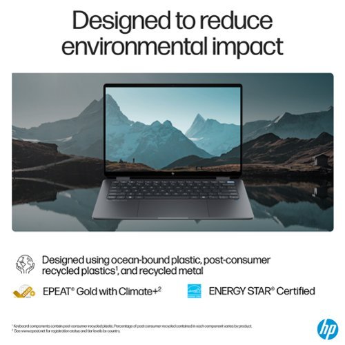 HP OmniBook Ultra Flip - Copilot+ PC - 14 3K OLED Touch-Screen Laptop - Intel Core Ultra 7 - 16GB Memory - 1TB SSD - Eclipse Grey WHERE TO BUY