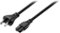 Rocketfish™ - 8 ft. Polarized Braided Power Cord - Black-Front_Standard