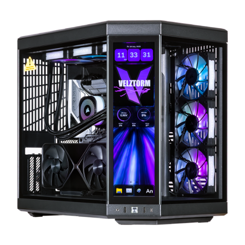 Velztorm LCD Praetix Desktop PC (Intel i9 14900K, 64GB DDR5, 2TB