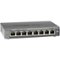 NETGEAR - 8-Port 10/100/1000 Mbps Gigabit Plus Managed Switch-Angle_Standard