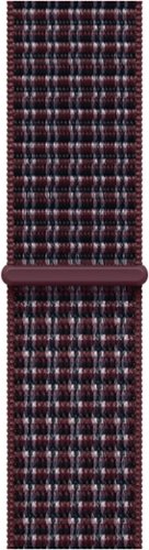 Apple - 40mm Sport Loop (2026) - Burgundy Plaid