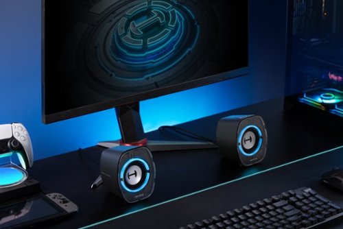 Edifier G1000 II 2.0 Bluetooth Gaming Speakers with RGB Lighting (2-Piece) - Black SHOP ONLINE