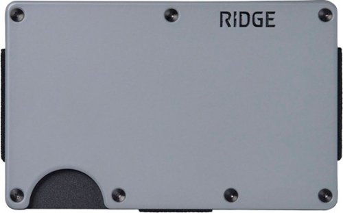 The Ridge Wallet - Wallet - Slate (Ceramic): Cash Strap - Silver