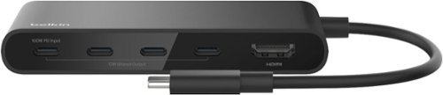 Belkin - 5-Port Hub w/ 4K HDMI, 7.8 inch tethered USB-C cabl