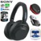 Sony - WHULT900N/B ULT WEAR Wireless Noise Canceling Headphones + 2-Year Extended Warranty Accessory Bundle - Black-Front_Standard