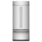KitchenAid - 20.8 Cu. Ft. Built-In French Door Bottom Mount Refrigerator - Stainless Steel-Front_Standard