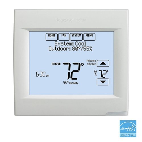 Honeywell Home - TH8321WF1001/U VisionPRO 8000 Wi-Fi Programmable Thermostat - White-Front_Standard 