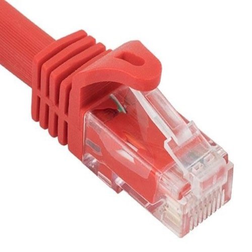 Sanoxy - Cables and Adapters; 50ft Cat6a 600 MHz UTP Snagless Ethernet Network Patch Cable - Red-Front_Standard 