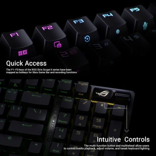 ASUS ROG Strix Scope II 96 Full Size Wireless Mechanical Gaming Keyboard with Hot-Swappable ROG NX Snow Switches - White HOW TO BUY