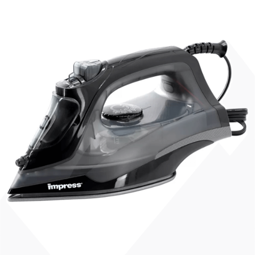 Impress - Non-Stick Iron with Spray-Burst and Auto Shut Off - Black-Front_Standard 