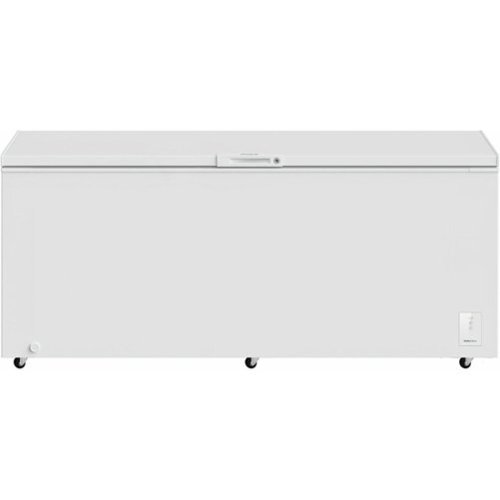Frigidaire - 25 cu. ft. Convertible Garage Ready Chest Freezer - White-Front_Standard 