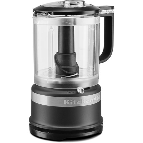 KitchenAid - 5-Cup Food Chopper with Multi-Purpose Blade and Whisk Accessory, Matte - Black