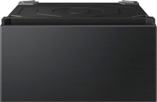 Samsung - Bespoke AI Laundry Combo™ Pedestal with Storage Drawer - Brushed Black