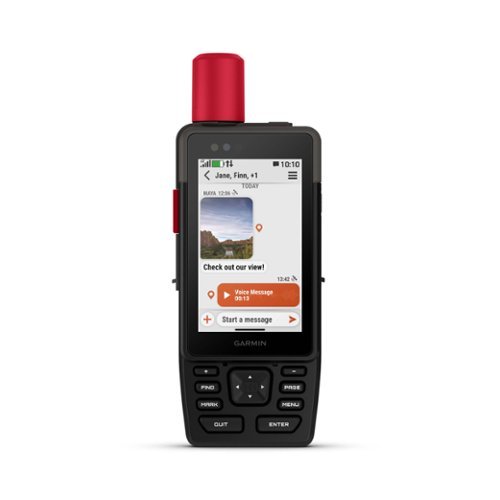 Garmin - GPSMAP H1i Plus 3.5" Premium GPS Handheld with inReach® Plus Satellite Technology and Built-in Bluetooth - Black