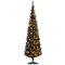 Homcom - Pencil Christmas Tree - Black-Front_Standard