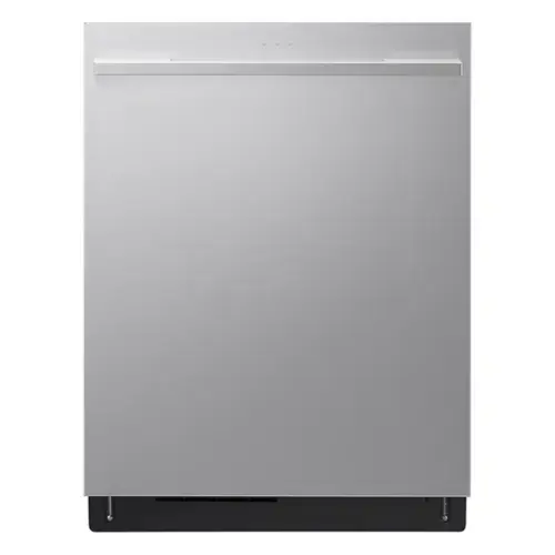 Front. SKS - 24-inch Transitional Top Control Built-in Smart Stainless Steel Tub Dishwasher with 3rd Rack and QuadWash Pro, 40 dBA - Satin Stainless Steel.