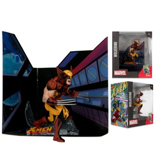 McFarlane Toys Marvel Wolverine 1:10th Scale 4.8 Posed Figure with Scene (X-Men #1) WORLDWIDE DELIVERY
