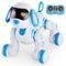 Contixo - Smart Puppy Robot Dog Toy – Interactive Learning Pet for Kids Ages 3–8 with Remote Control, Lights & Sounds - Blue-Front_Standard