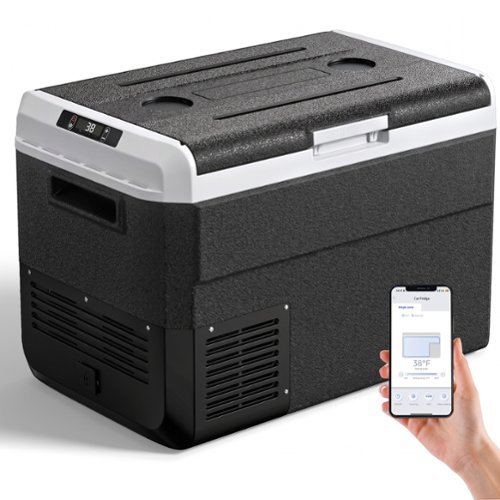 $167.99, Was $209.99, 20% Off! Euhomy - 53 QT Portable Car refrigerator - Black dealfomo