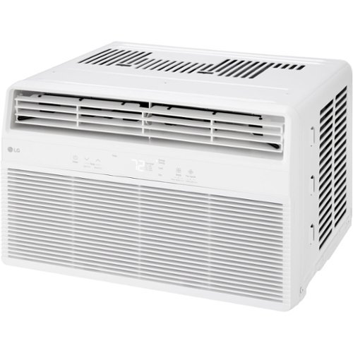 LG - 6,000 BTU Window Air Conditioner with Remote, 115V - White-Left_Standard 