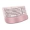 Logitech - Wave Keys Ergonomic Wireless Membrane Keyboard for Windows/Mac with Integrated Palm-rest - Rose-Front_Standard