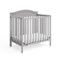 Graco - Stella 4-in-1 Convertible Mini Crib - Pebble Gray-Front_Standard