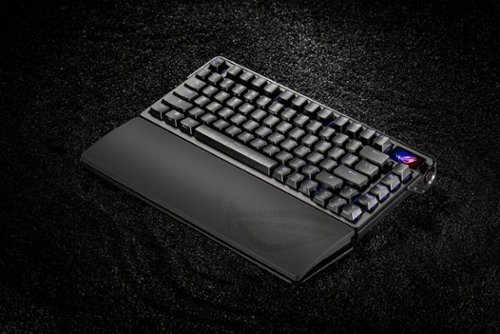 ASUS ROG Azoth Extreme 75% Wireless Mechanical Gaming Keyboard with ROG NX Snow Linear Switches and Color OLED Touchscreen - Black BUY IN UK