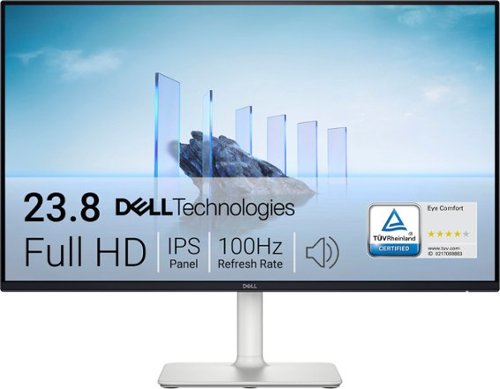 Dell - S2425H 24" IPS LED FHD 100Hz Monitor (HDMI) - Ash White