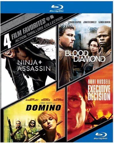  Action Thrillers: 4 Film Favorites [4 Discs] [Blu-ray]