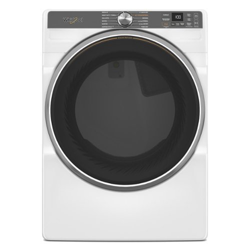 Whirlpool - 7.4 Cu. Ft. Smart Gas Dryer with Steam and Wrinkle Shield Option - White