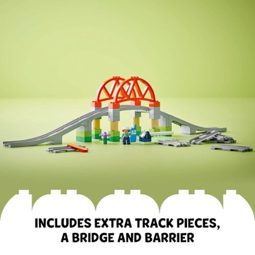 LEGO DUPLO Town Train Bridge and Tracks Expansion Set 10426 WORLDWIDE DELIVERY
