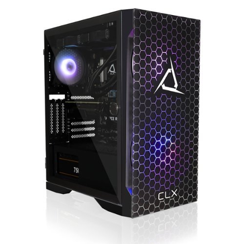 CLX - SET Gaming Desktop - Intel Core i7 12700KF - 32GB Memory - NVIDIA GeForce RTX 3080 - 500GB M.2 NVMe SSD + 4TB HDD-Front_Standard 