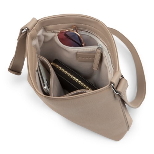 Bugatti Opera Women's Crossbody bag - Taupe WORLDWIDE DELIVERY